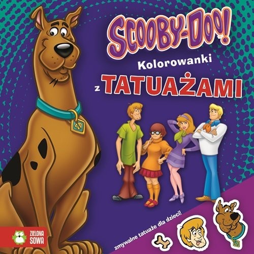 okładka Scooby Doo Kolorowanka z tatuażami książka