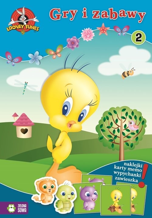 okładka Looney Tunes Gry i zabawy 2 książka