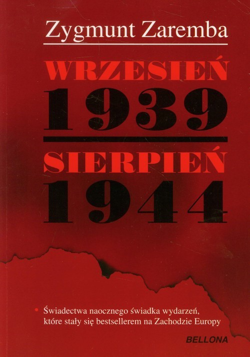 okładka Wrzesień 1939 Sierpień 1944 książka | Zygmunt Zaremba