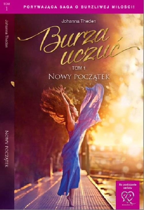 okładka Burza uczuć Tom 1 Nowy początek książka | Johanna Theden