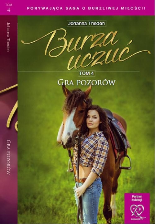okładka Burza uczuć Tom 4 Gra pozorów książka | Johanna Theden