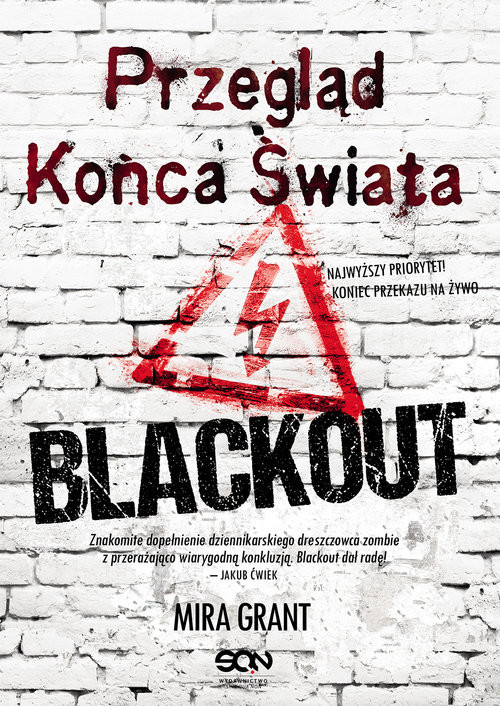 okładka Przegląd Końca Świata 3 Blackout książka | Mira Grant