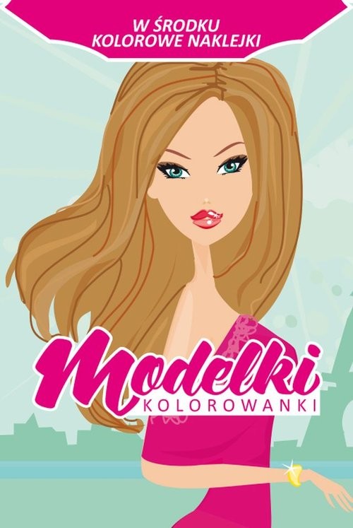 okładka Modelki Kolorowanki z naklejkami książka