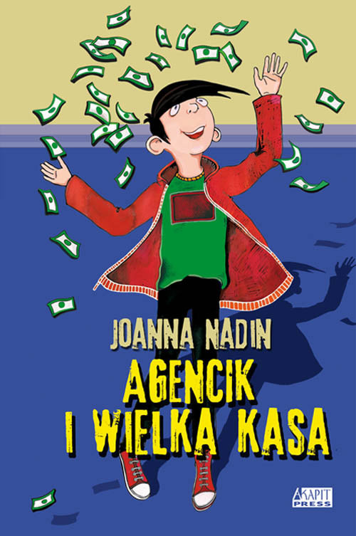 okładka Agencik i wielka kasa książka | Joanna Nadin