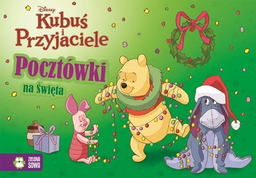 okładka Pocztówki na święta Kubuś i Przyjaciele książka
