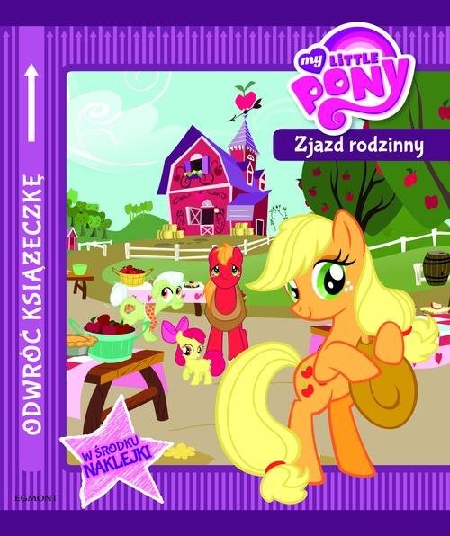 okładka My Little Pony Zjazd rodzinny Ciasto świecidełkowe książka