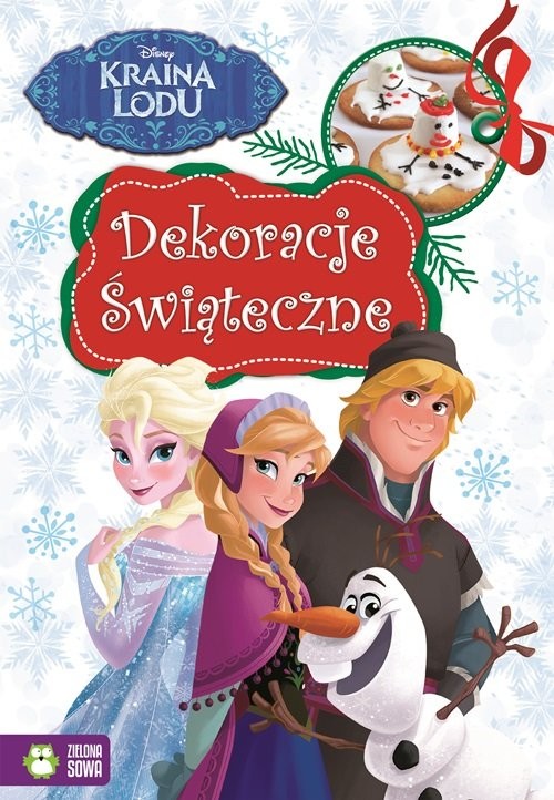 okładka Kraina Lodu Dekoracje świąteczne książka