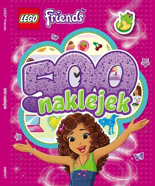 okładka Lego Friends 500 naklejek LBS101 książka