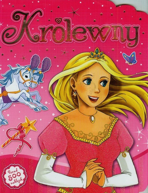 okładka Królewny z naklejkami książka | Praca Zbiorowa