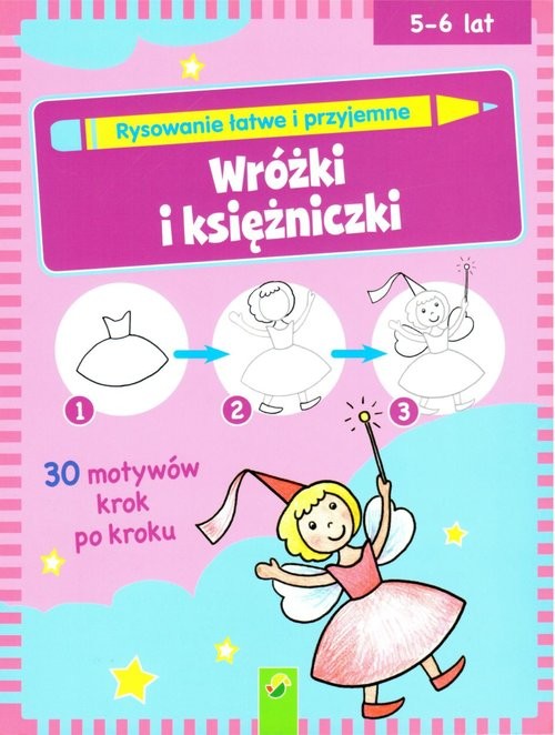 okładka Nauka rysowania - Wróżki i księżniczki książka