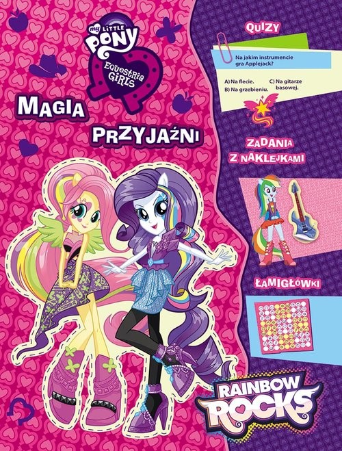 okładka My Little Pony Equestria Girls Magia przyjaźni książka
