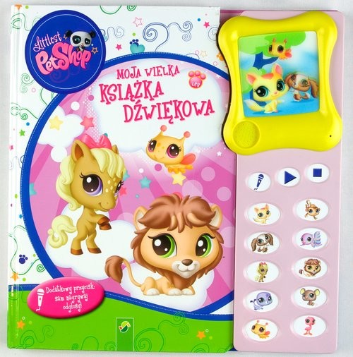 okładka Wielka książka dźwiękowa - Littlest Pet Shop książka