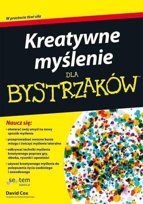 okładka Kreatywne myślenie dla bystrzaków książka | David Cox
