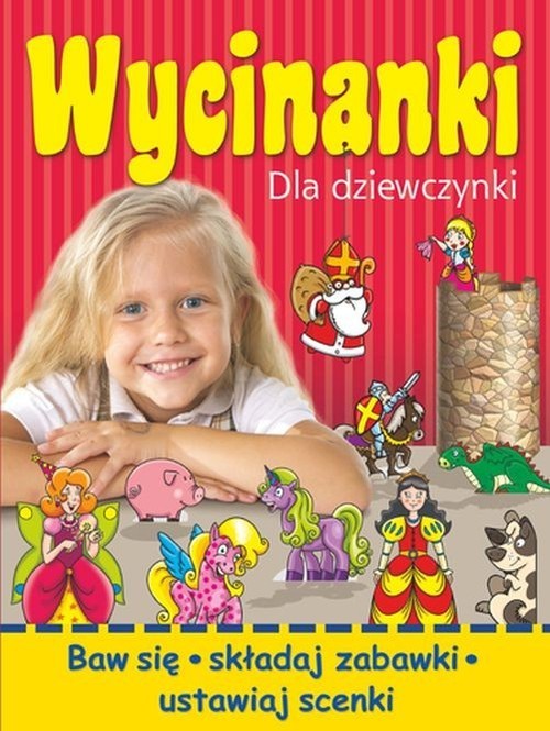 okładka Wycinanki dla dziewczynki książka | Elżbieta Wójcik