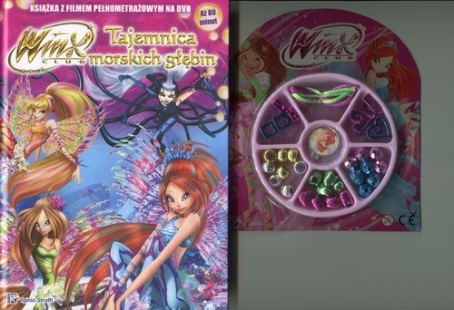 okładka Tajemnice morskich głębin Winx Club DVD książka