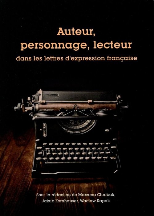 okładka Auteur personnage lecteur dans les lettres d'expression francaise książka
