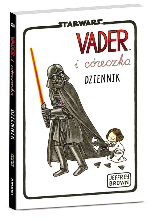 okładka Star Wars Vader i córeczka Dziennik książka | Brown Jeffrey
