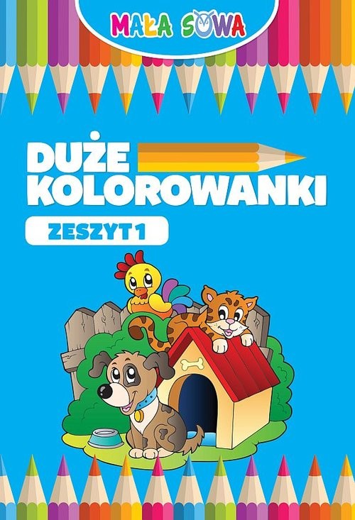 okładka Duże kolorowanki Zeszyt 1 książka