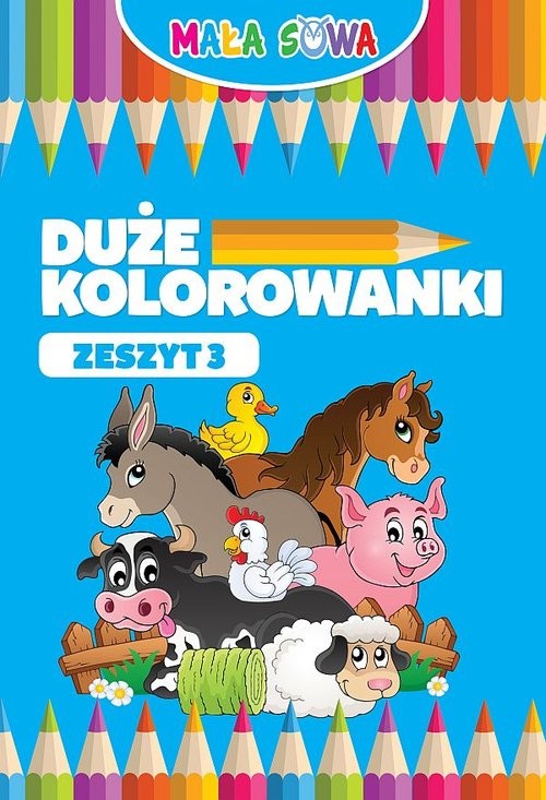 okładka Duże kolorowanki Zeszyt 3 książka