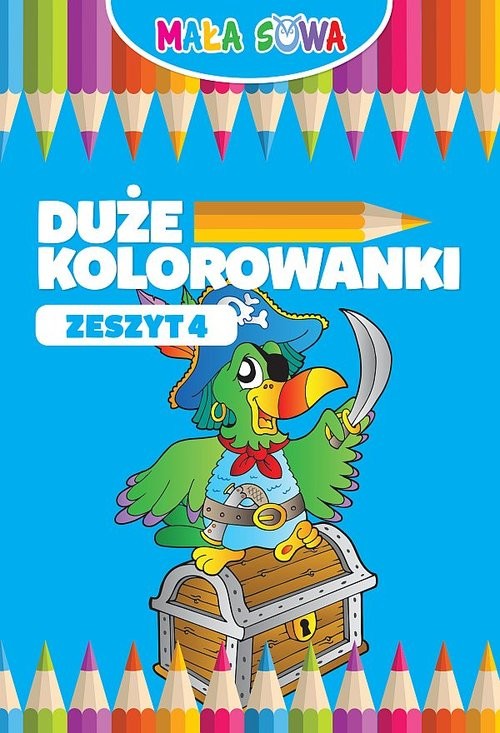 okładka Duże kolorowanki Zeszyt 4 książka
