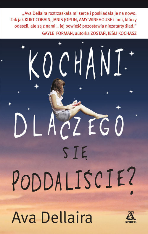 okładka Kochani dlaczego się poddaliście? książka | Ava Dellaira
