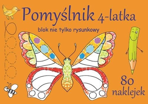 okładka Pomyślnik 4-latka Blok nie tylko rysunkowy książka | Iwona Brylińska