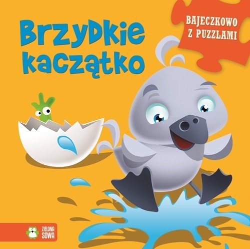okładka Brzydkie kaczątko Bajeczkowo z puzzlami książka