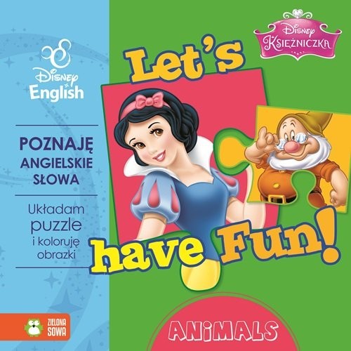 okładka Let's have Fun Animals z puzzlami Księżniczka książka