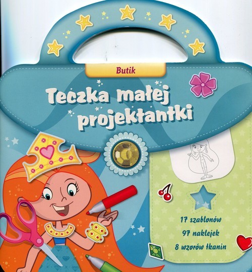 okładka Teczka małej projektantki Butik książka