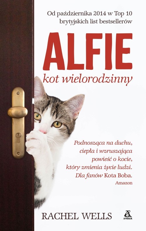 okładka Alfie, kot wielorodzinny książka | Rachel Wells