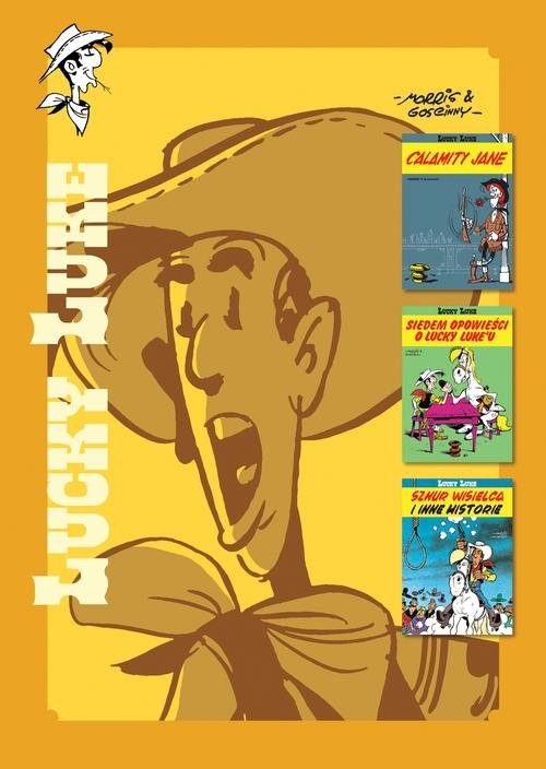 okładka Lucky Luke: Calamity Jane; Siedem opowieści o Lucky Luke'u; Sznur wisielca i inne historie Tom 7 książka | René Goscinny