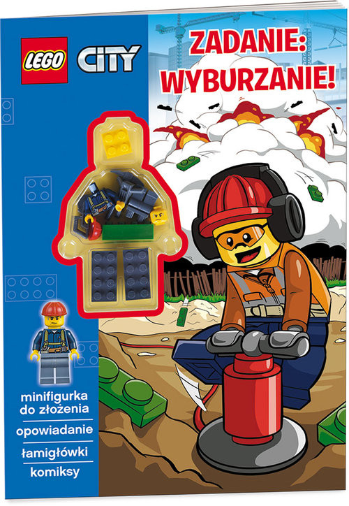 okładka Lego City Zadanie: wyburzanie! książka