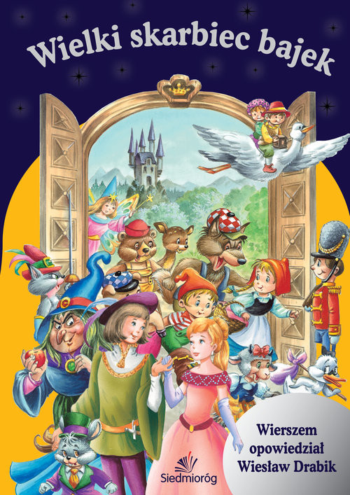 okładka Wielki skarbiec bajek książka | Drabik Wiesław