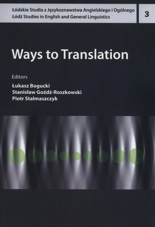 okładka Ways to Translation książka