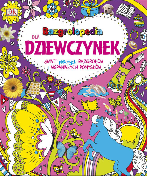 okładka Bazgrolopedia dla dziewczynek książka | Praca Zbiorowa