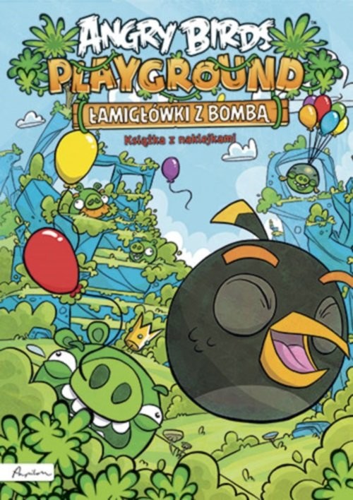 okładka Angry Birds Playground. Łamigłówki z Bombą książka