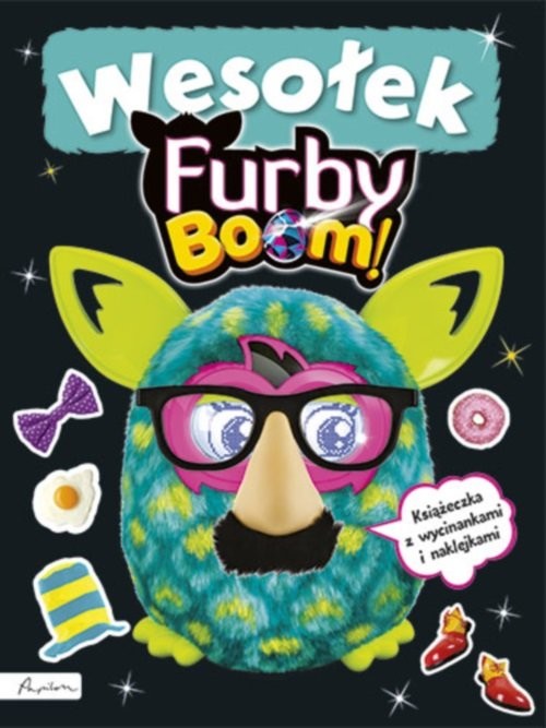 okładka Furby Boom! Wesołek. Książeczka z wycinankami i naklejkami książka