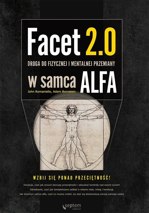 okładka Facet 2.0 Droga do fizycznej i mentalnej przemiany w samca alfa książka | Romaniello John, Adam Bornstein