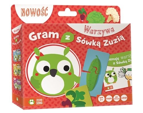 okładka Gram z Sówką Zuzią. Warzywa książka
