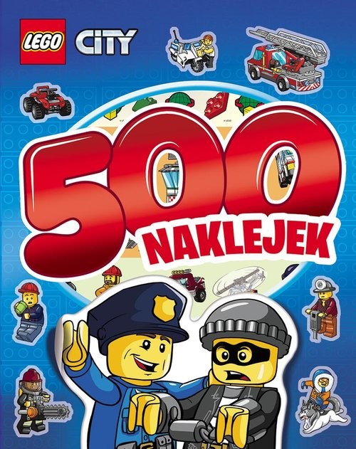 okładka LEGO City. 500 naklejek książka