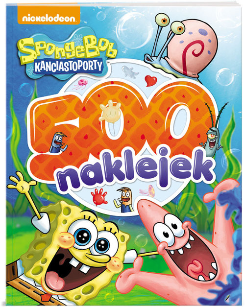 okładka SpongeBob 500 naklejek książka