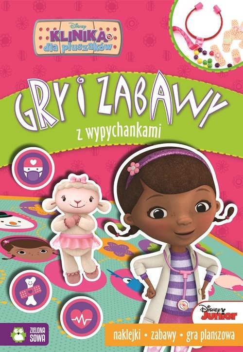 okładka Klinika dla pluszaków Gry i zabawy z wypychankami książka