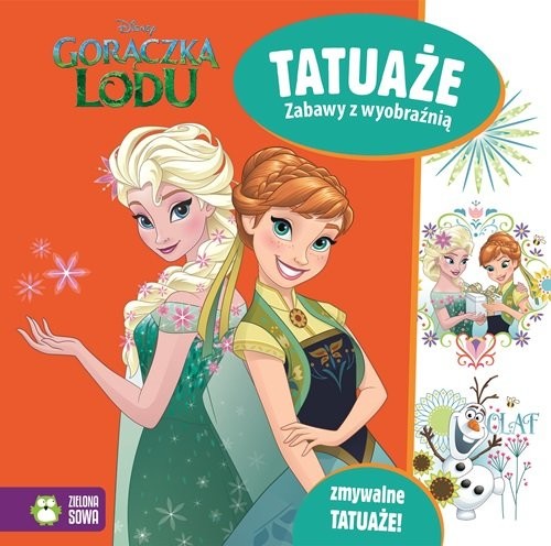 okładka Gorączka Lodu Tatuaże zmywalne książka