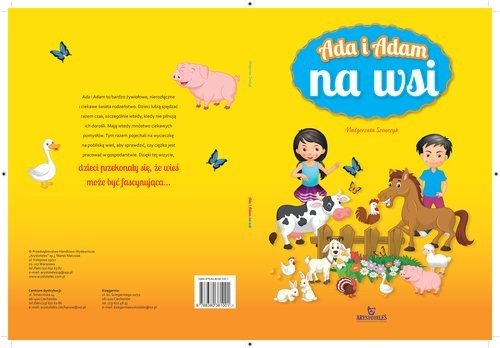 okładka Ada i Adam na wsi książka | Szewczyk Małgorzata