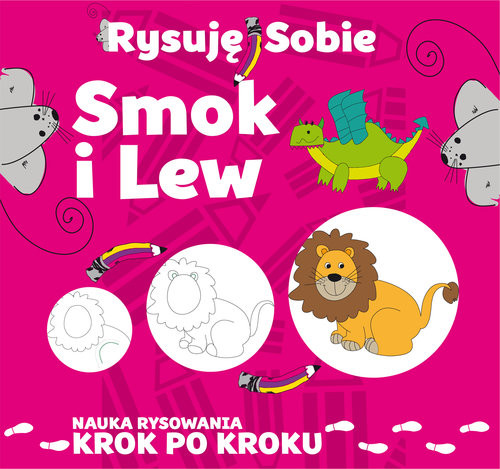okładka Rysuję sobie Smok i lew książka | Luba Ristujczina
