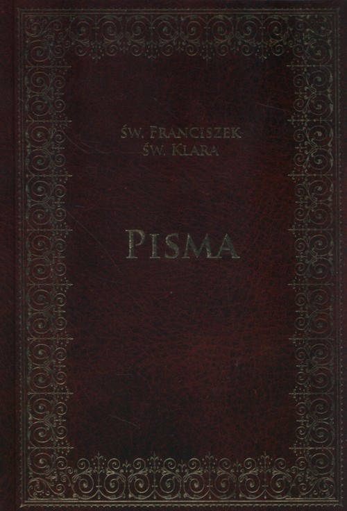 okładka Pisma św. Franciszka i św. Klary książka