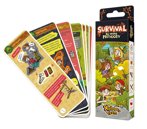 okładka Xplore Team Survival Na tropie przygody książka