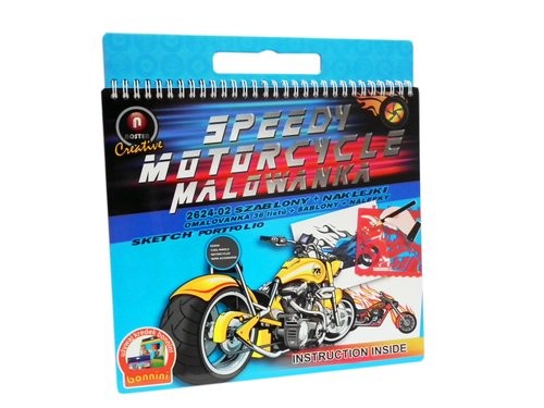 okładka Malowanka 2624-02 Szablony i naklejki książka