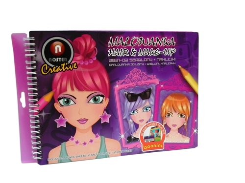 okładka Malowanka 2821-02 Szablony i naklejki książka