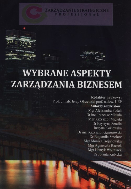 okładka Wybrane aspekty zarządzania biznesem książka